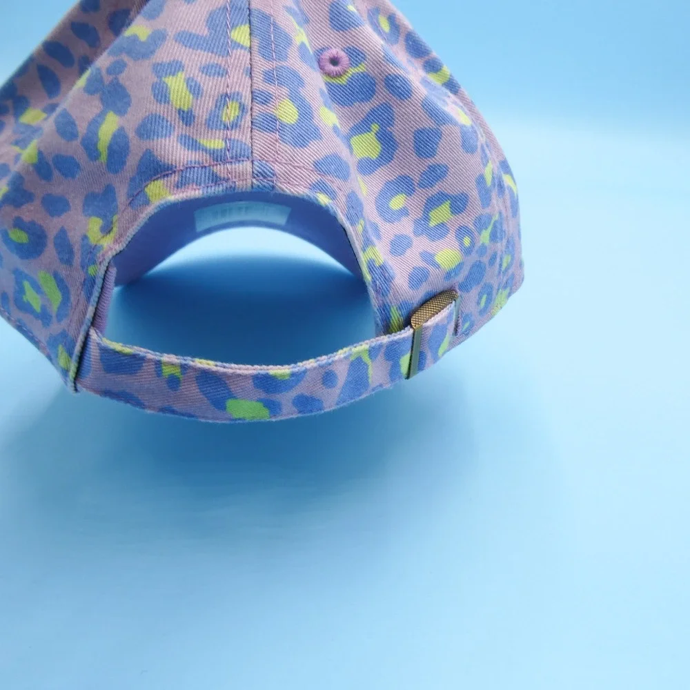 '47 Clean Up Hat Youth Auburn Tigers Purple‎ Blue Leopard Print Adjustable Cap